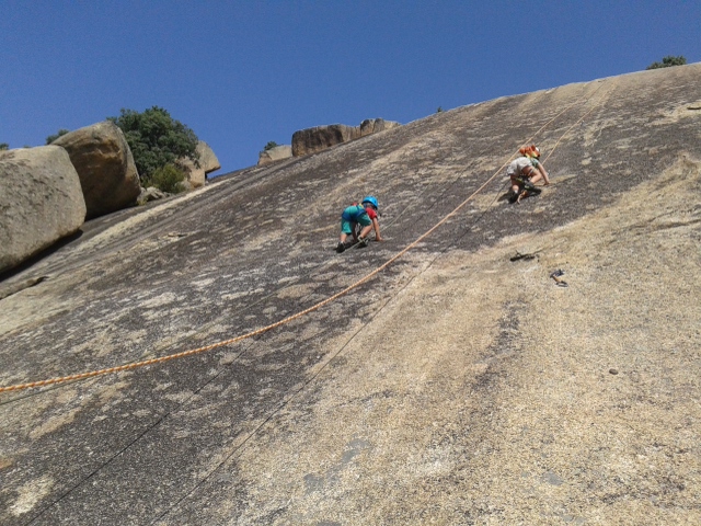 escalada top rope